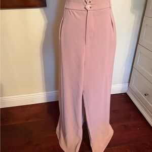 Stylish Rose Wide-Leg dressy Pants